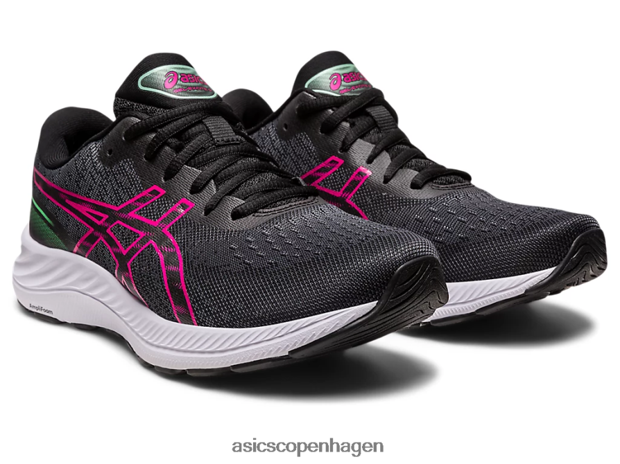 Asics gel-excite 9 sort/pink rave Z206F62278