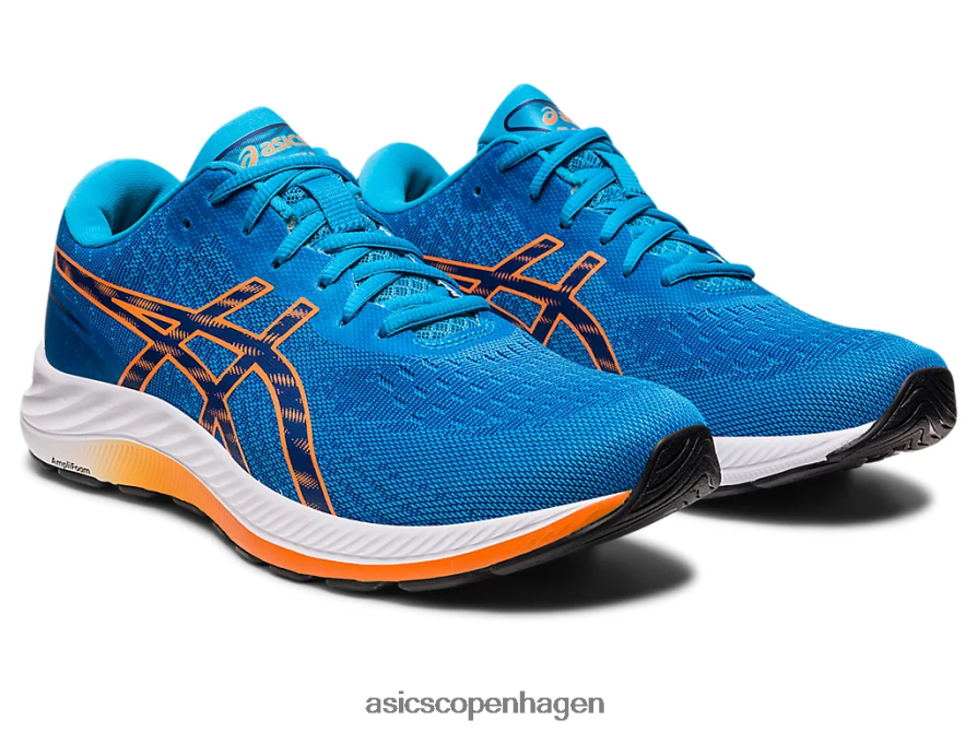 Asics gel-excite 9 ø blå/sol fersken Z206F6456