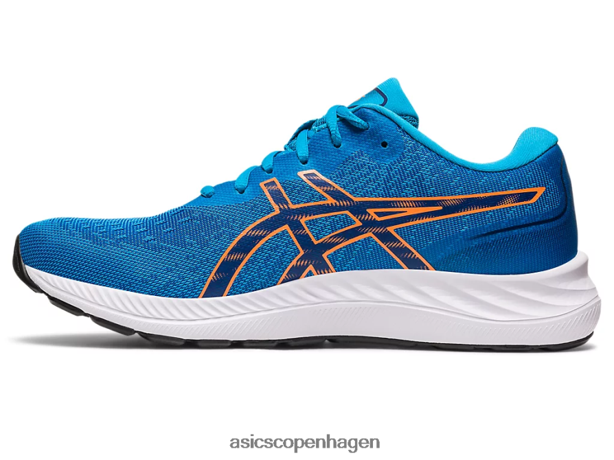Asics gel-excite 9 ø blå/sol fersken Z206F6456