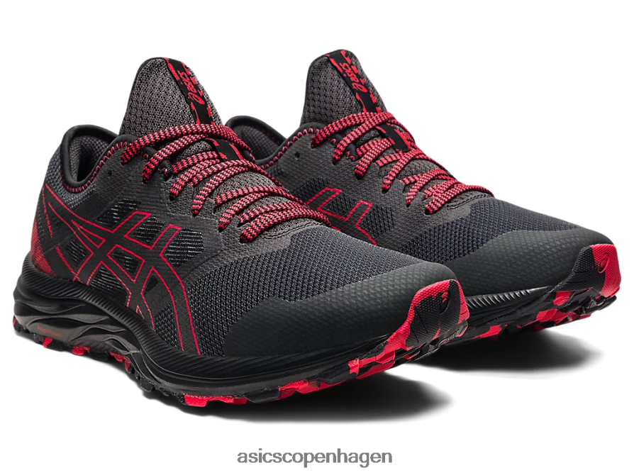 Asics gel-excite spor grafitgrå/elektrisk rød Z206F61734