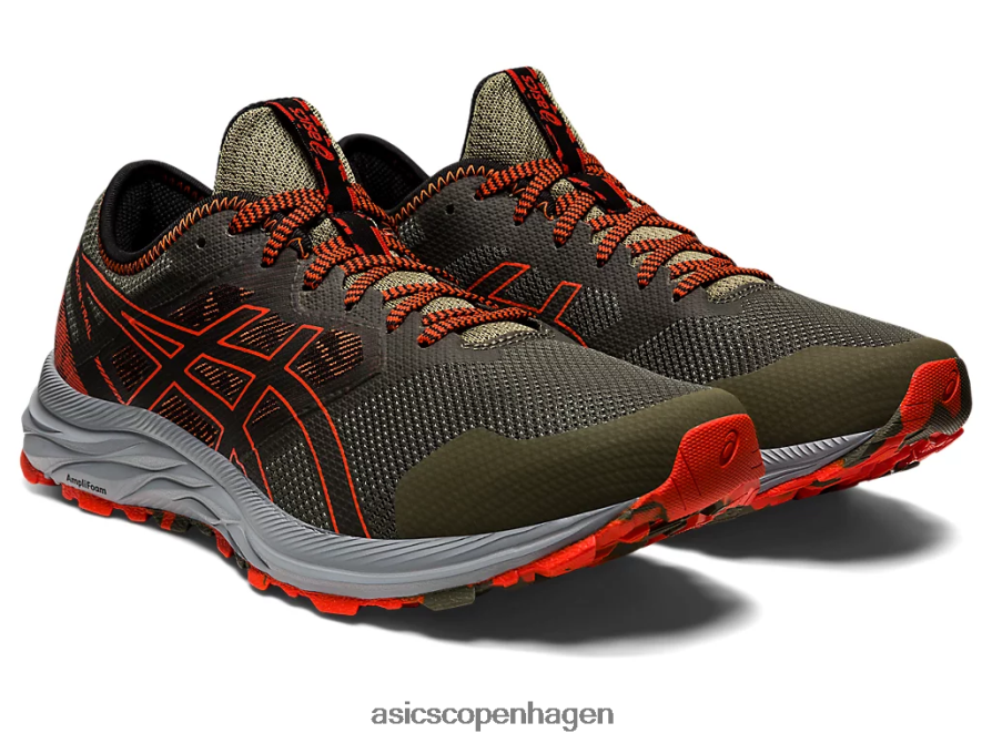 Asics gel-excite spor kappegrøn/cherrytomat Z206F6910