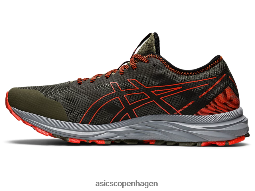 Asics gel-excite spor kappegrøn/cherrytomat Z206F6910