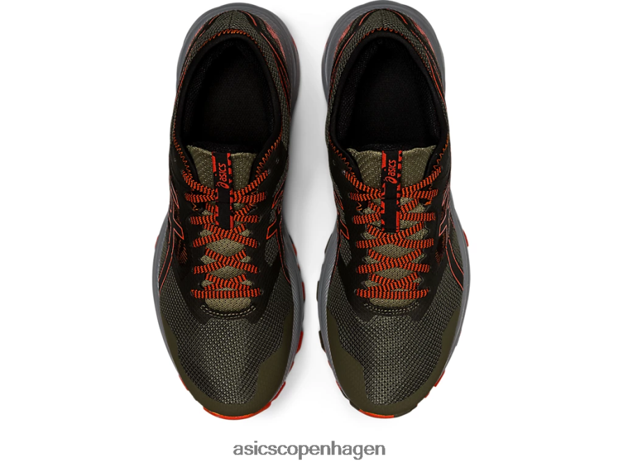 Asics gel-excite spor kappegrøn/cherrytomat Z206F6910