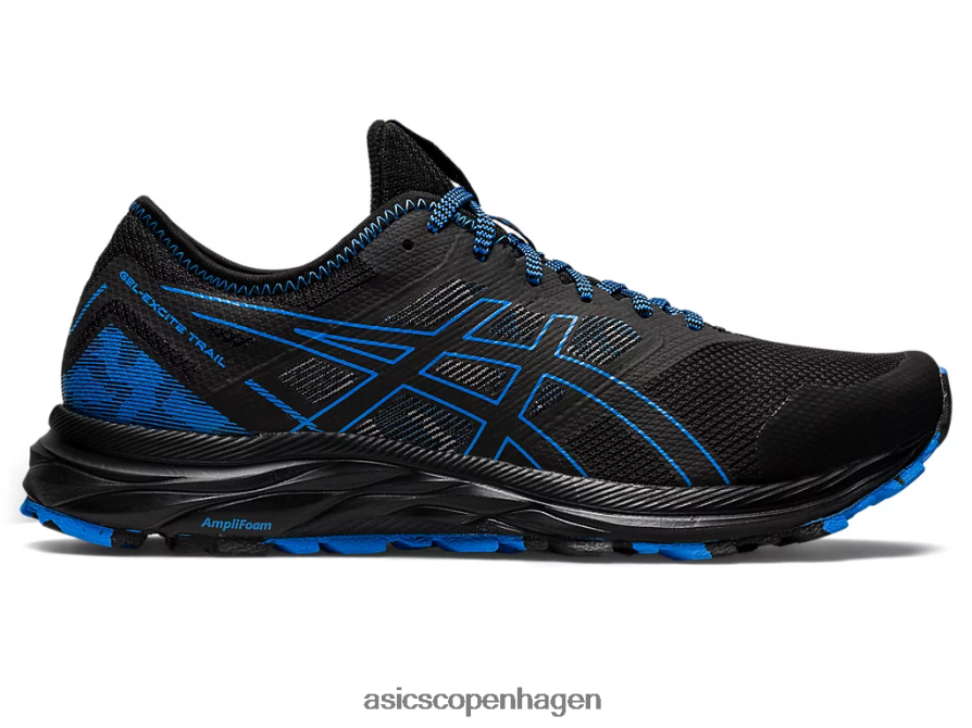 Asics gel-excite spor sort/blå kyst Z206F6904