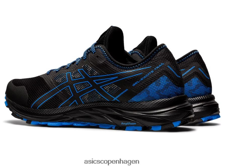 Asics gel-excite spor sort/blå kyst Z206F6904