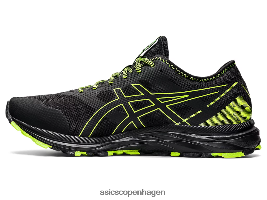 Asics gel-excite spor sort/farlig grøn Z206F61582