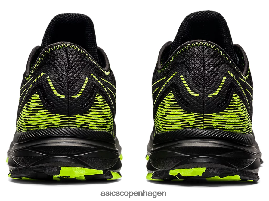 Asics gel-excite spor sort/farlig grøn Z206F61582