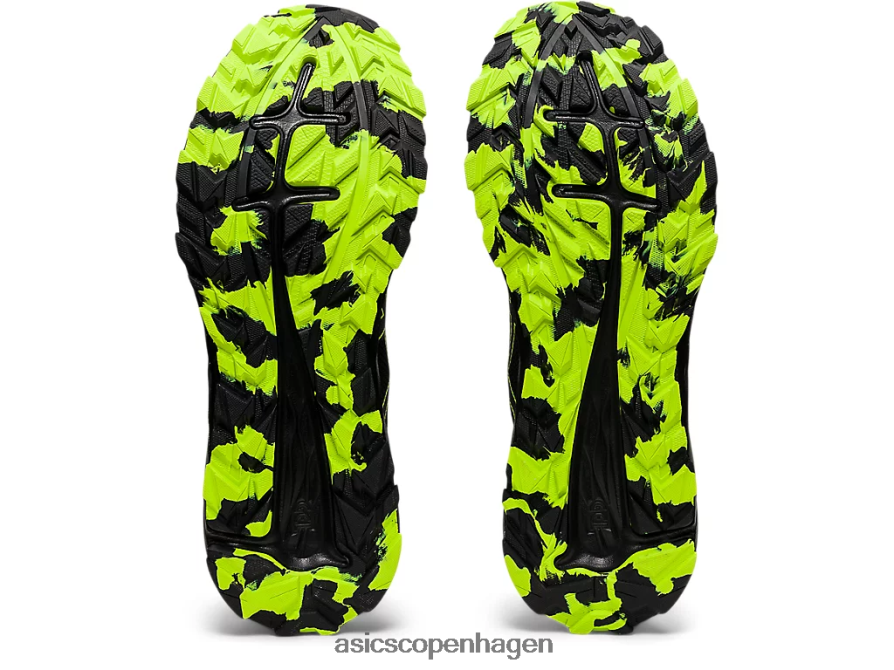 Asics gel-excite spor sort/farlig grøn Z206F61582