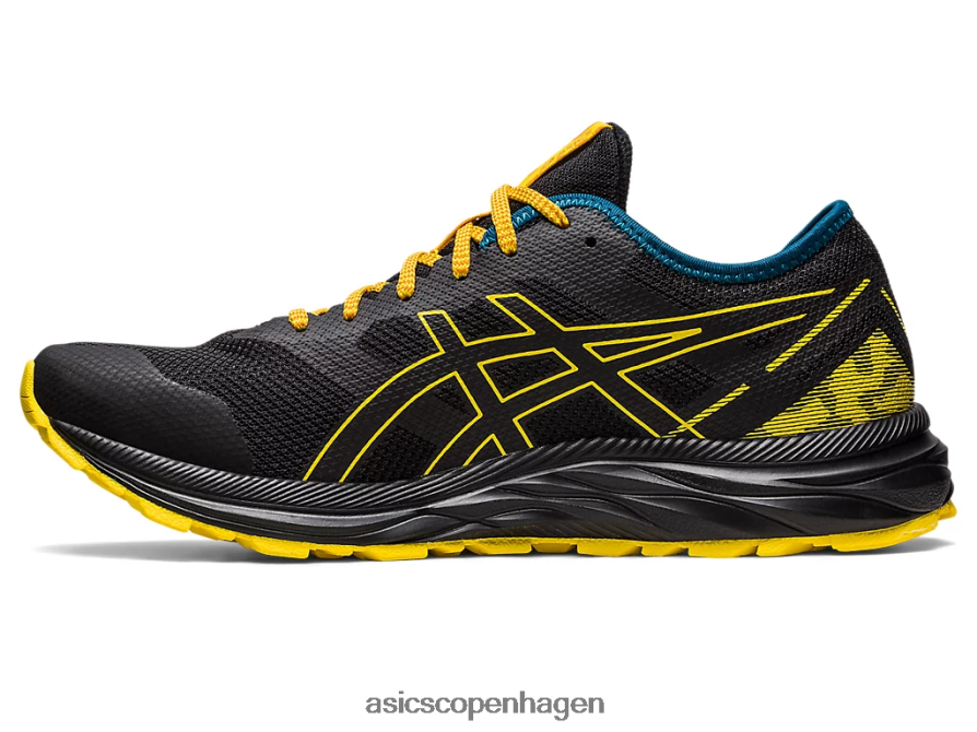 Asics gel-excite spor sort/gylden gul Z206F6353