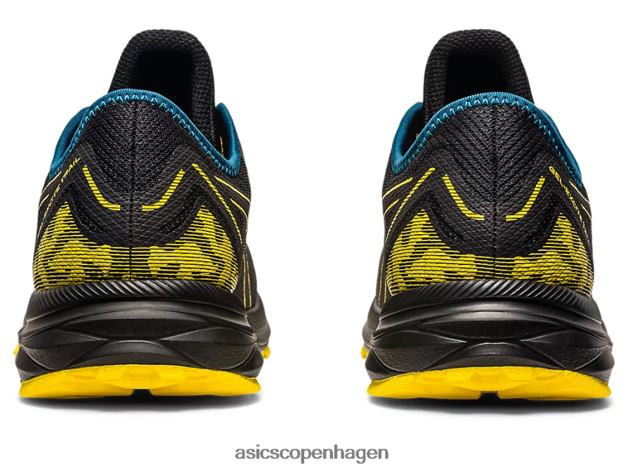 Asics gel-excite spor sort/gylden gul Z206F6353