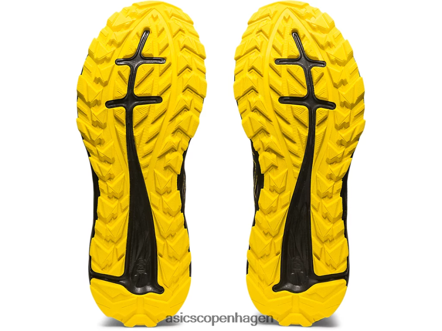 Asics gel-excite spor sort/gylden gul Z206F6353