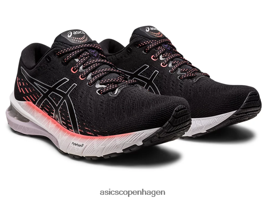 Asics gel-forfølge 8 bred sort/ren sølv Z206F62445