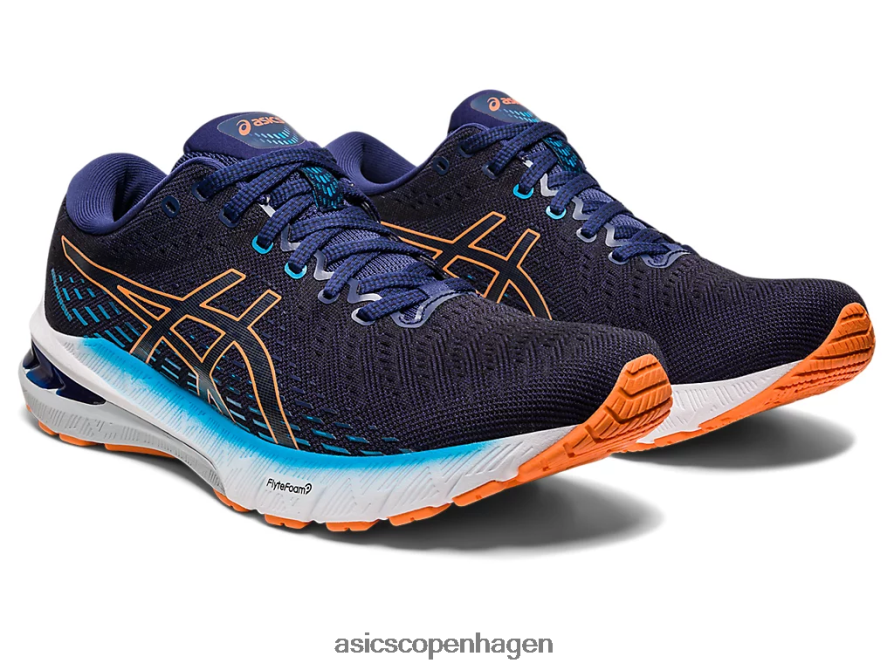 Asics gel-forfølgelse 8 indigo blå/sol fersken Z206F6480