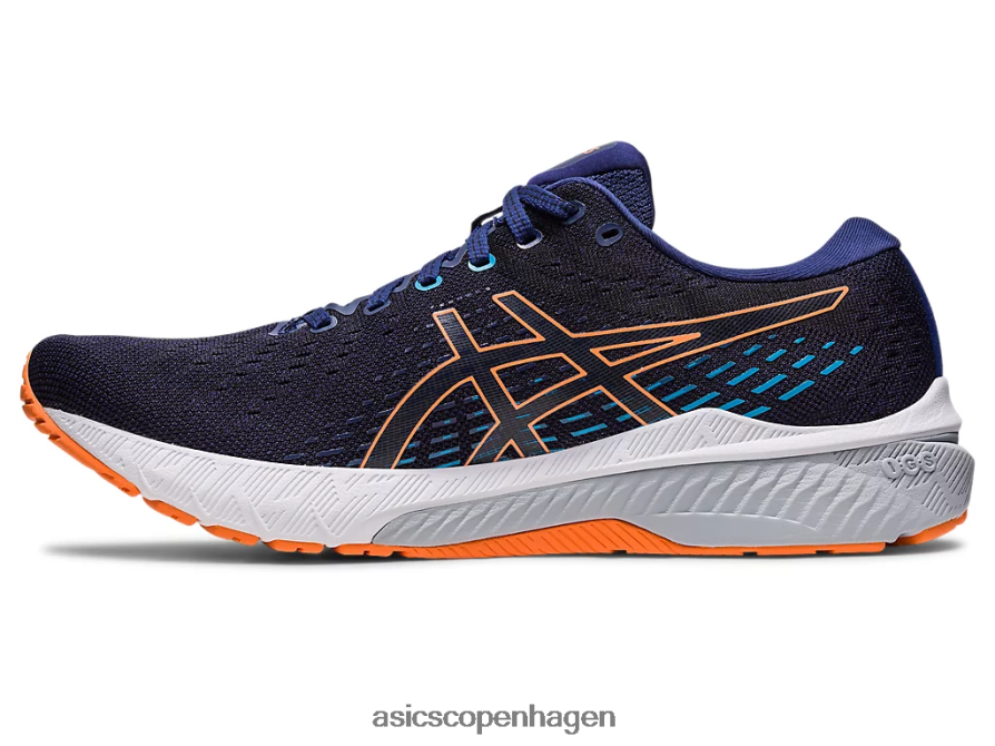 Asics gel-forfølgelse 8 indigo blå/sol fersken Z206F6480
