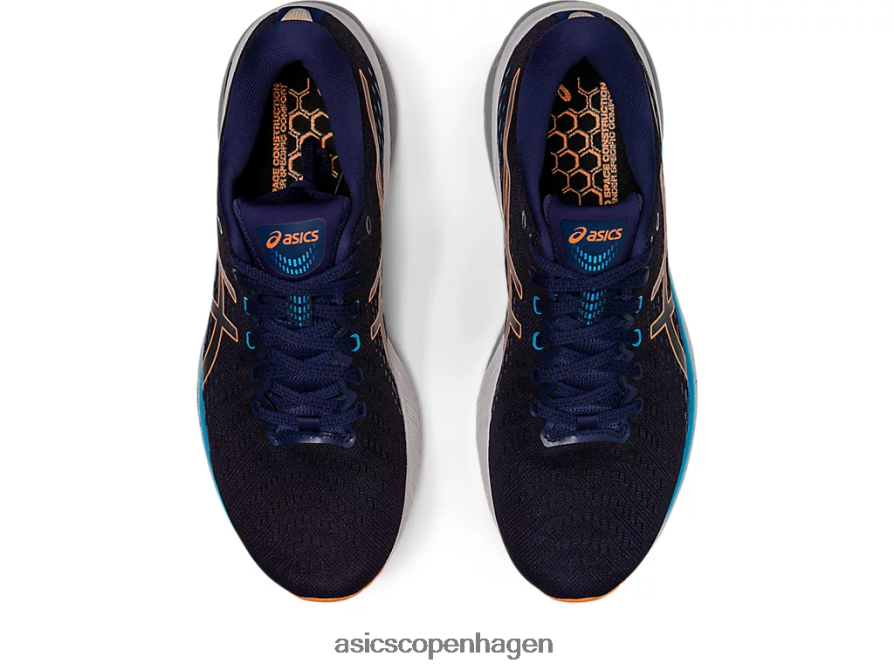 Asics gel-forfølgelse 8 indigo blå/sol fersken Z206F6480