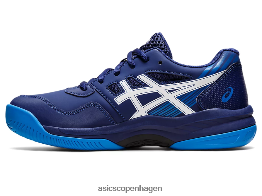 Asics gel-game 8 klasse skole dykke blå/hvid Z206F64435