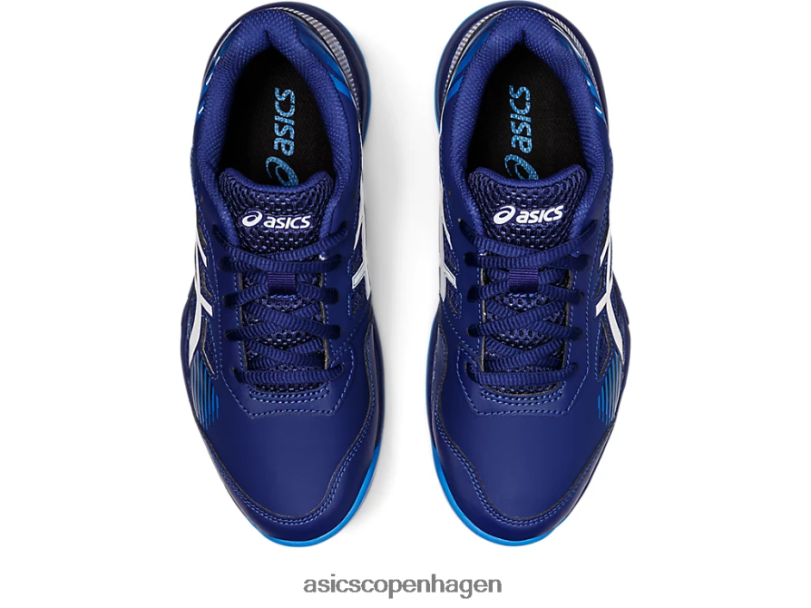 Asics gel-game 8 klasse skole dykke blå/hvid Z206F64435