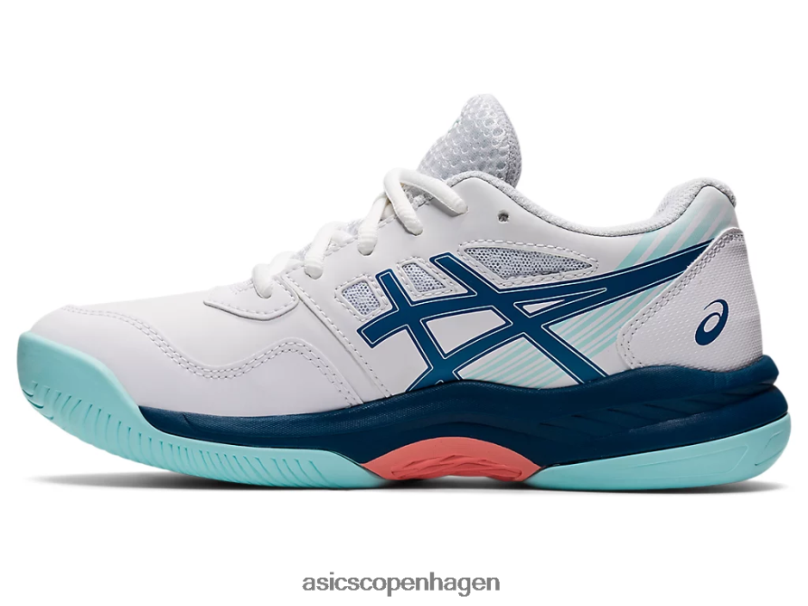 Asics gel-game 8 klasse skole hvid/lys indigo Z206F64492