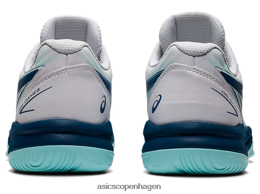 Asics gel-game 8 klasse skole hvid/lys indigo Z206F64492