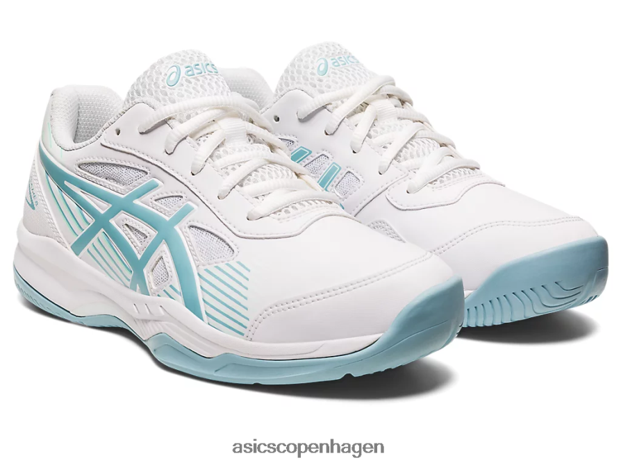 Asics gel-game 8 klasse skole hvid/røgblå Z206F64408