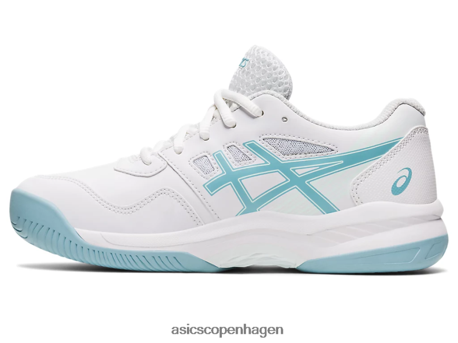 Asics gel-game 8 klasse skole hvid/røgblå Z206F64408