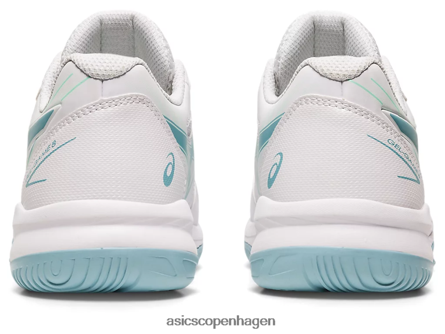 Asics gel-game 8 klasse skole hvid/røgblå Z206F64408