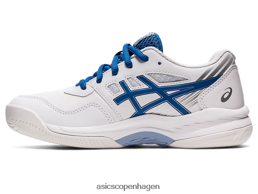 Asics gel-game 8 klasse skole hvid/søkørsel Z206F64429