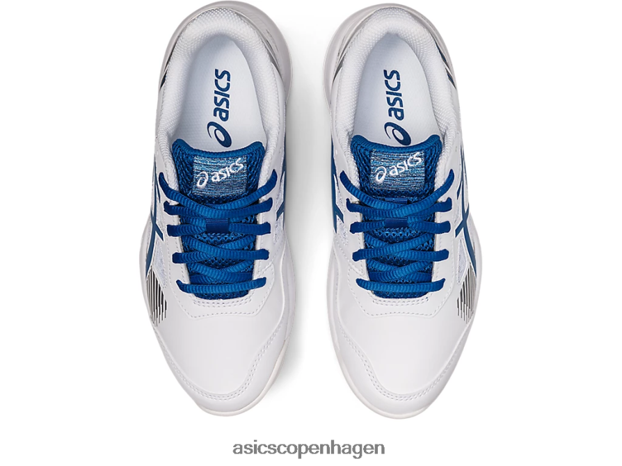 Asics gel-game 8 klasse skole hvid/søkørsel Z206F64429