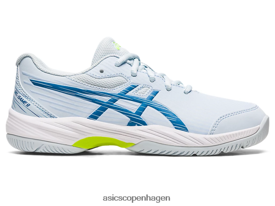 Asics gel-game 9 klasse skole himmel/genfødt blå Z206F64272