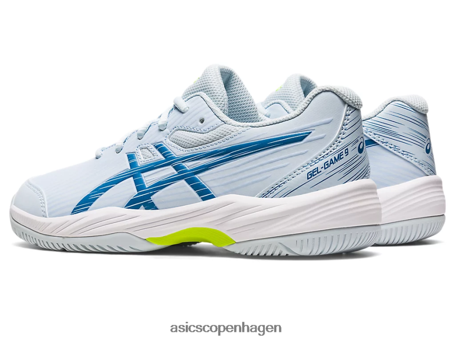 Asics gel-game 9 klasse skole himmel/genfødt blå Z206F64272