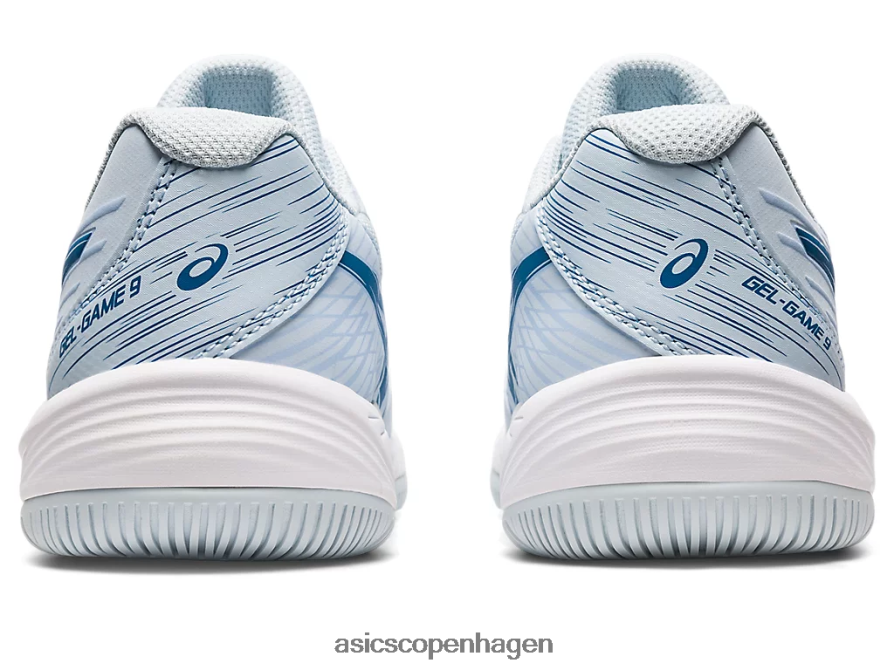 Asics gel-game 9 klasse skole himmel/genfødt blå Z206F64272
