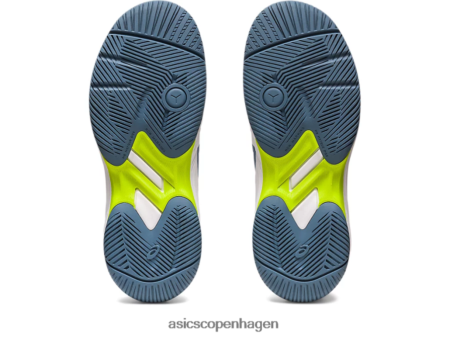 Asics gel-game 9 klasse skole hvid/stålblå Z206F64267