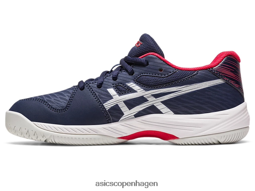 Asics gel-game 9 klasse skole midnat/rent sølv Z206F64273