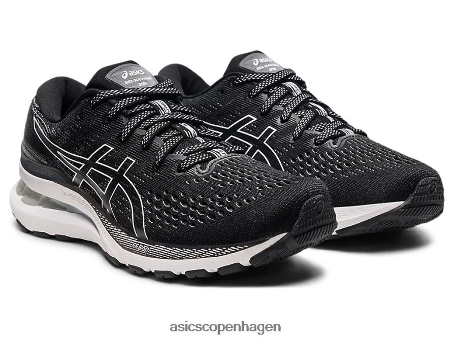 Asics gel-kayano 28 bred sort hvid Z206F63868