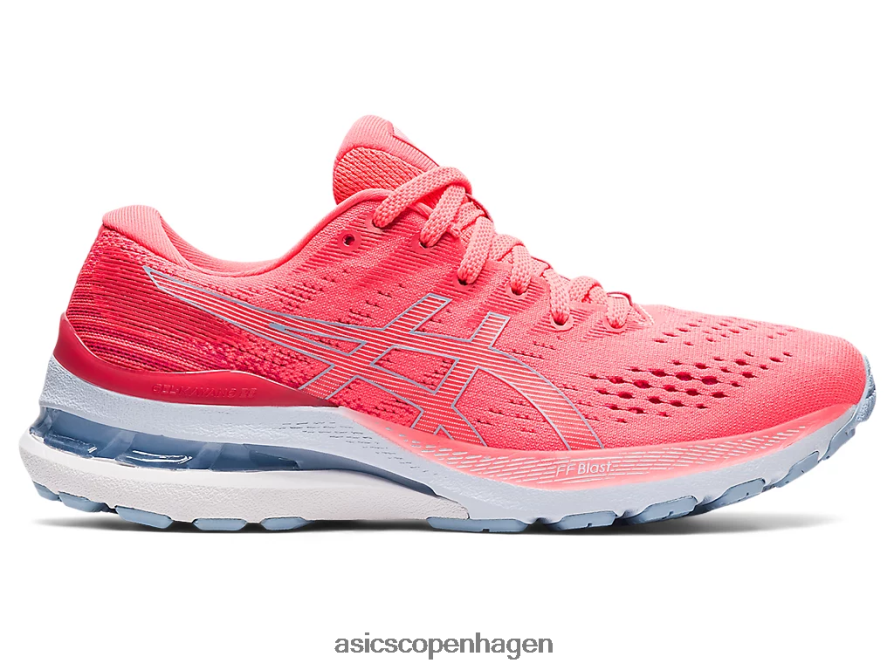 Asics gel-kayano 28 flammende koral/tåge Z206F63918