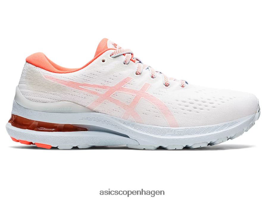 Asics gel-kayano 28 hvid/flash koral Z206F63153