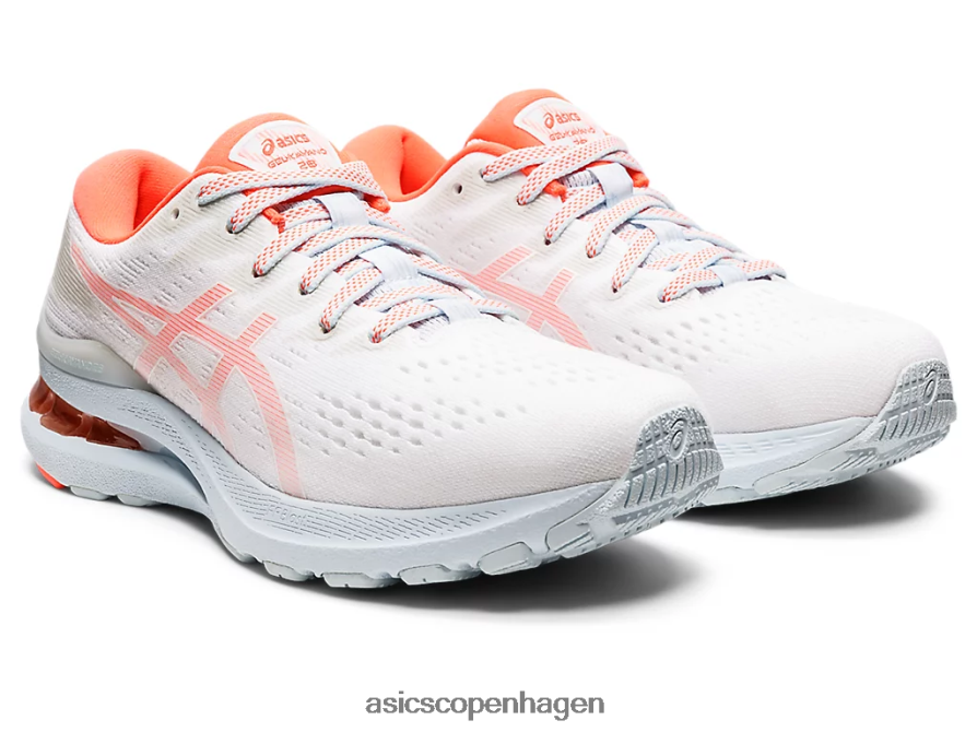 Asics gel-kayano 28 hvid/flash koral Z206F63153