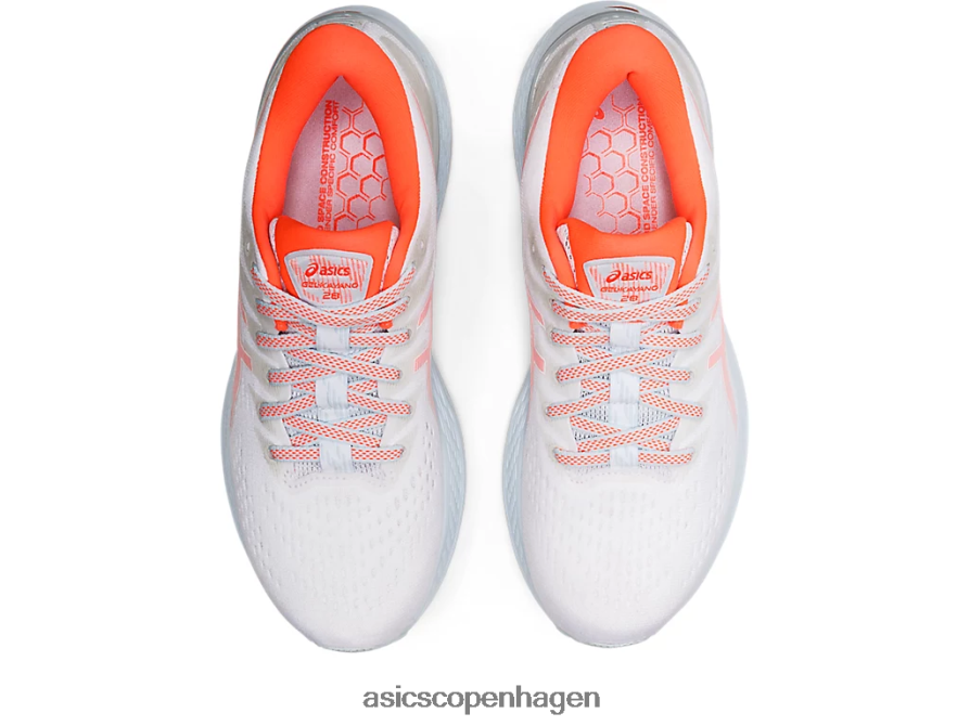 Asics gel-kayano 28 hvid/flash koral Z206F63153