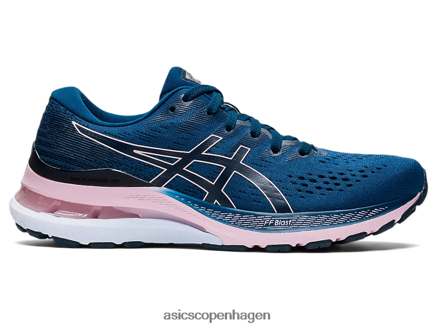 Asics gel-kayano 28 mako blå/knapt rosenrød Z206F63537