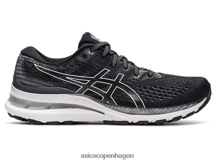 Asics gel-kayano 28 sort hvid Z206F63915