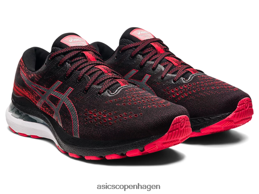 Asics gel-kayano 28 sort/elektrisk rød Z206F61878