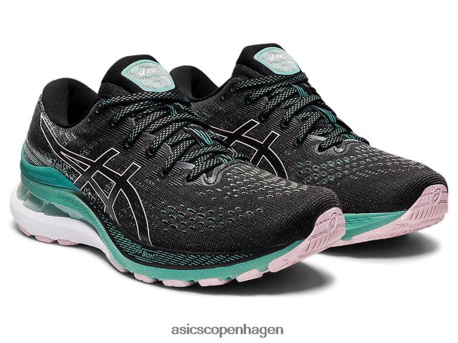Asics gel-kayano 28 sort/salvie Z206F63575