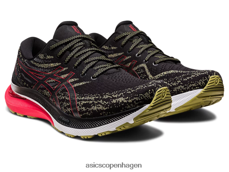 Asics gel-kayano 29 bred sort/elektrisk rød Z206F6429