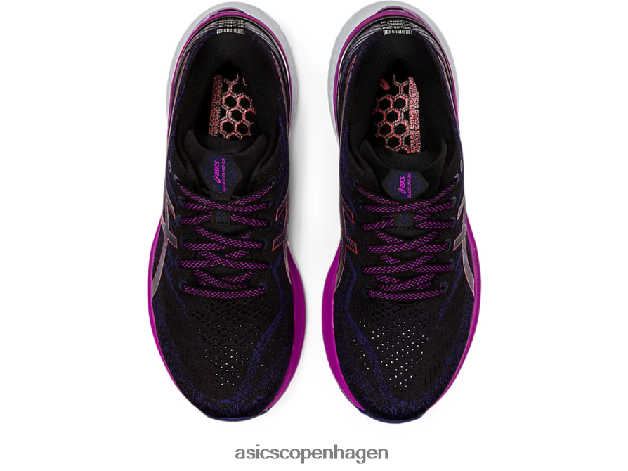 Asics gel-kayano 29 bred sort/rød alarm Z206F63134