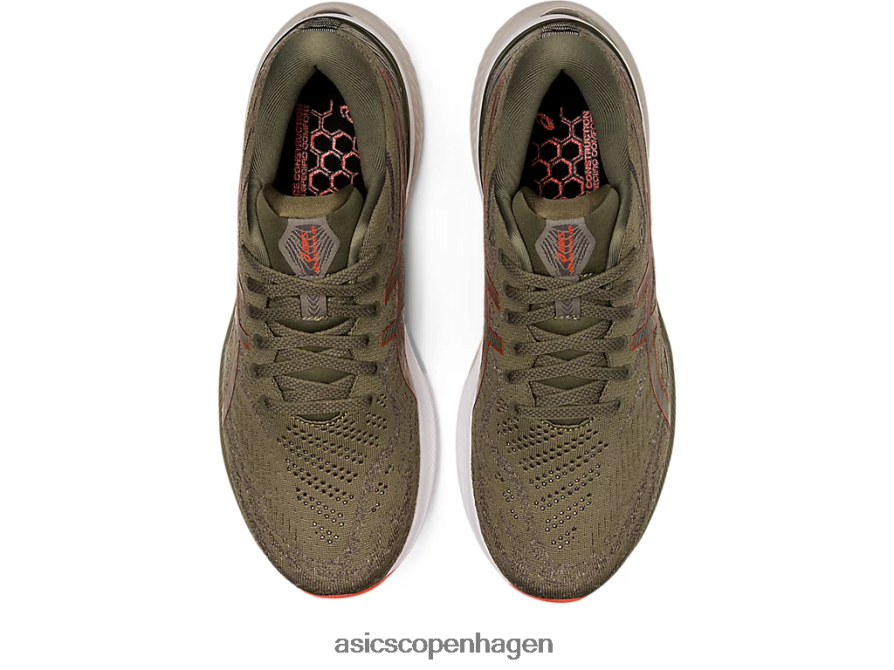 Asics gel-kayano 29 kappegrøn/cherrytomat Z206F6945