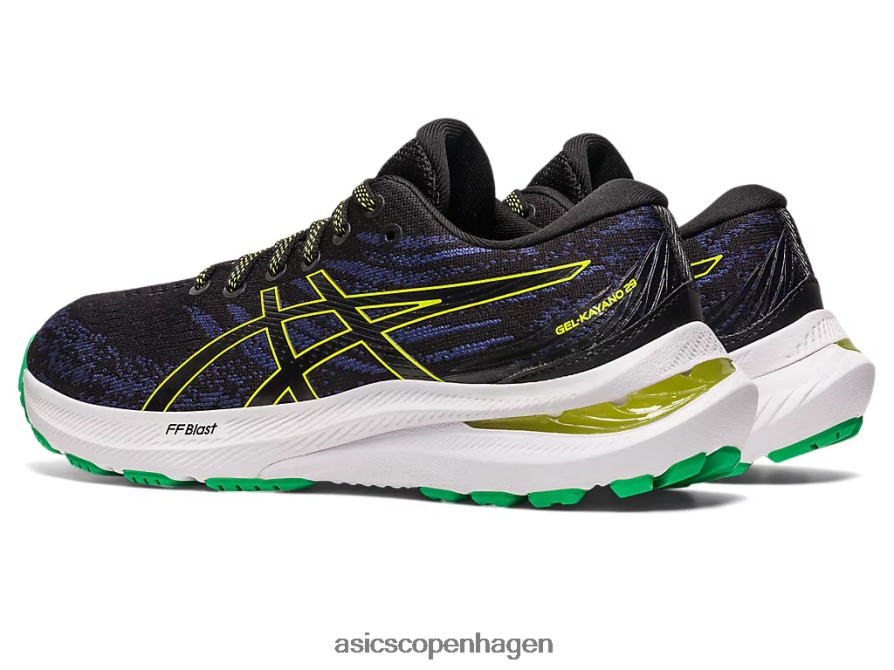 Asics gel-kayano 29 klasse skole sort/limeskal Z206F64291
