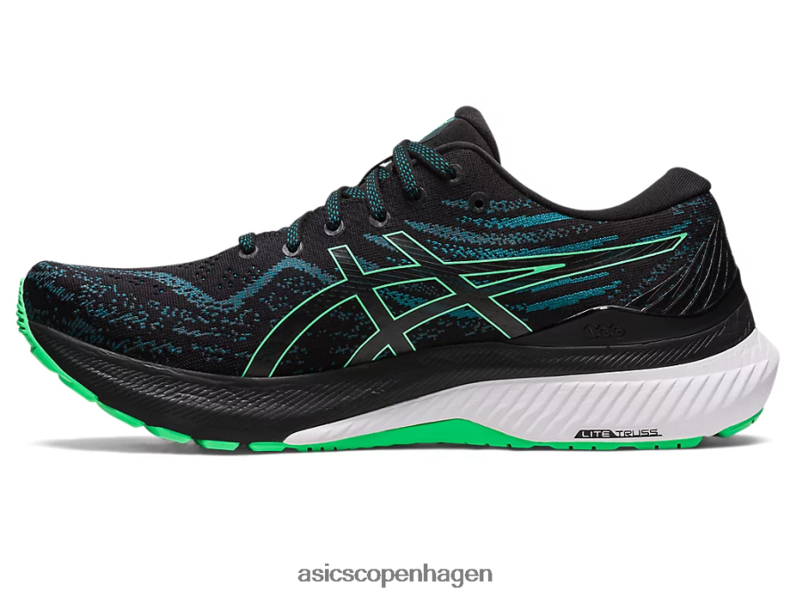 Asics gel-kayano 29 sort/nyt blad Z206F6982