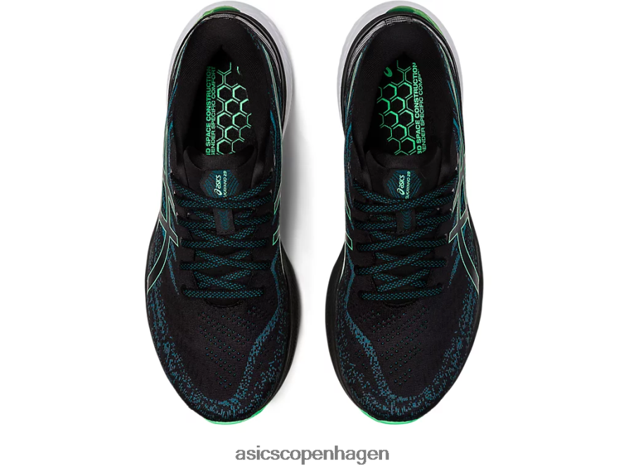 Asics gel-kayano 29 sort/nyt blad Z206F6982