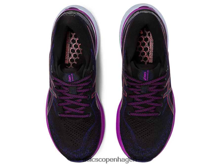 Asics gel-kayano 29 sort/rød alarm Z206F63135