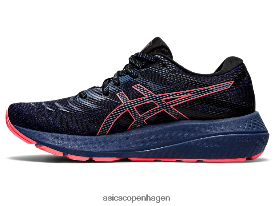 Asics gel-kayano lite 2 tordenblå/flammende koral Z206F63861